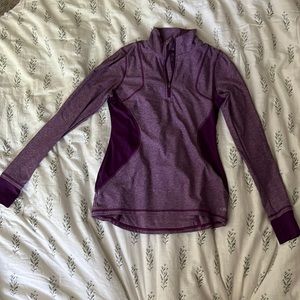 Purple running zip-up.